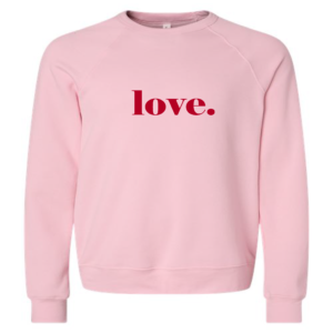 LOVE crew sweatshirt